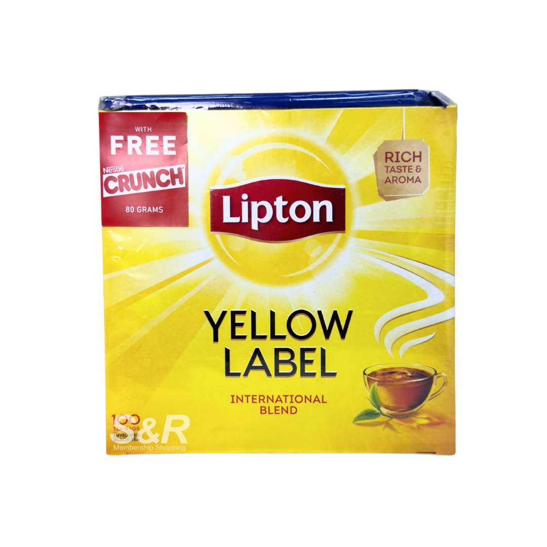 Lipton Yellow Label Tea with FREE Nestle Crunch 100 Bags Lipton Yellow Label Tea with FREE Nestle Crunch 100 Bags